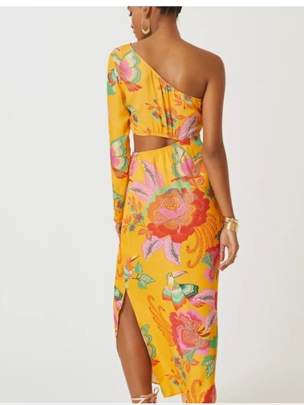 Farm Rio One-Shoulder Maxi Dress - Picture 5 of 7
